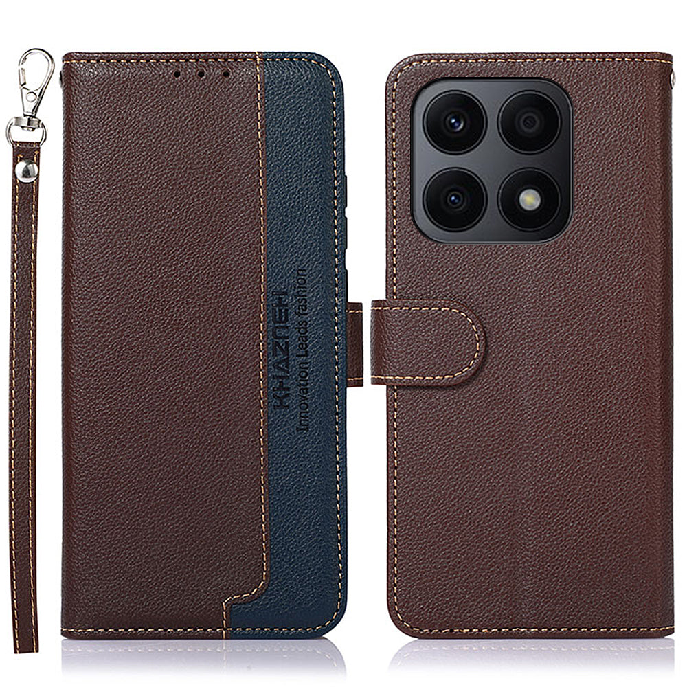 KHAZNEH For Honor X8a 4G Leather Phone Case RFID Blocking Anti-Scratch Litchi Texture Stand Wallet Protective Phone Shell KHAZNEH For Honor X8a 4G Leather Phone Case RFID Blocking Anti-Scratch Litchi Texture Stand Wallet Protective Phone Shell